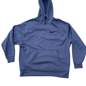 Nike‎ Women's Blue Dri-FIT Therma Hoodie Size M Long Sleeve Casual